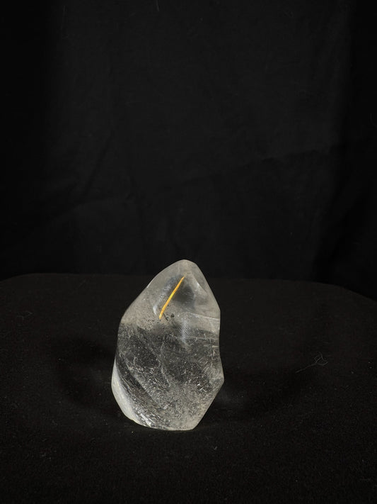 Clear quartz flame