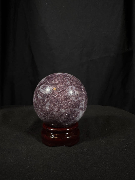 Lepidolite sphere